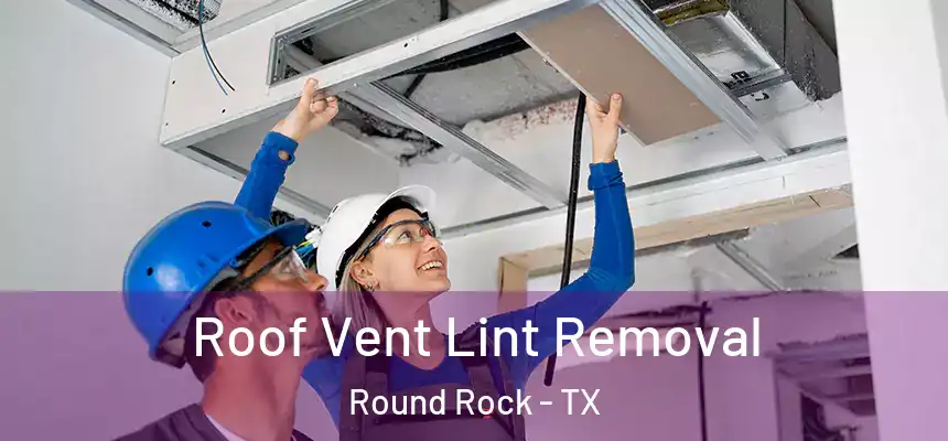 Roof Vent Lint Removal Round Rock - TX